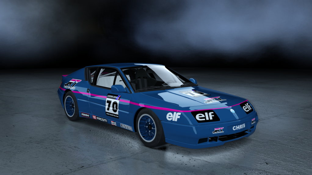 Alpine GTA V6 Europa Cup Legend Series FFSR, skin 70_Chris
