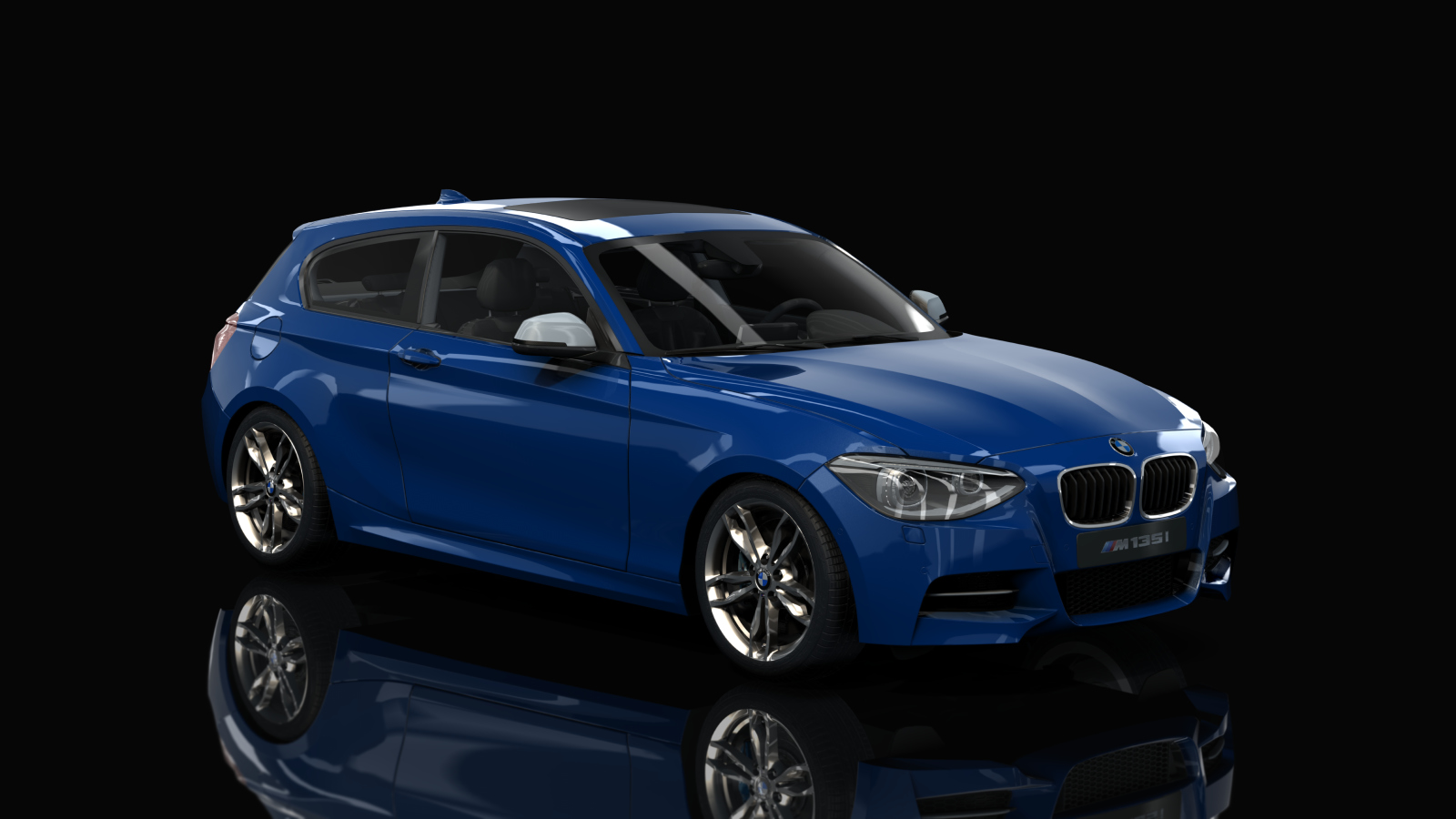 BMW M135i (F21), skin Montegoblau Metallic