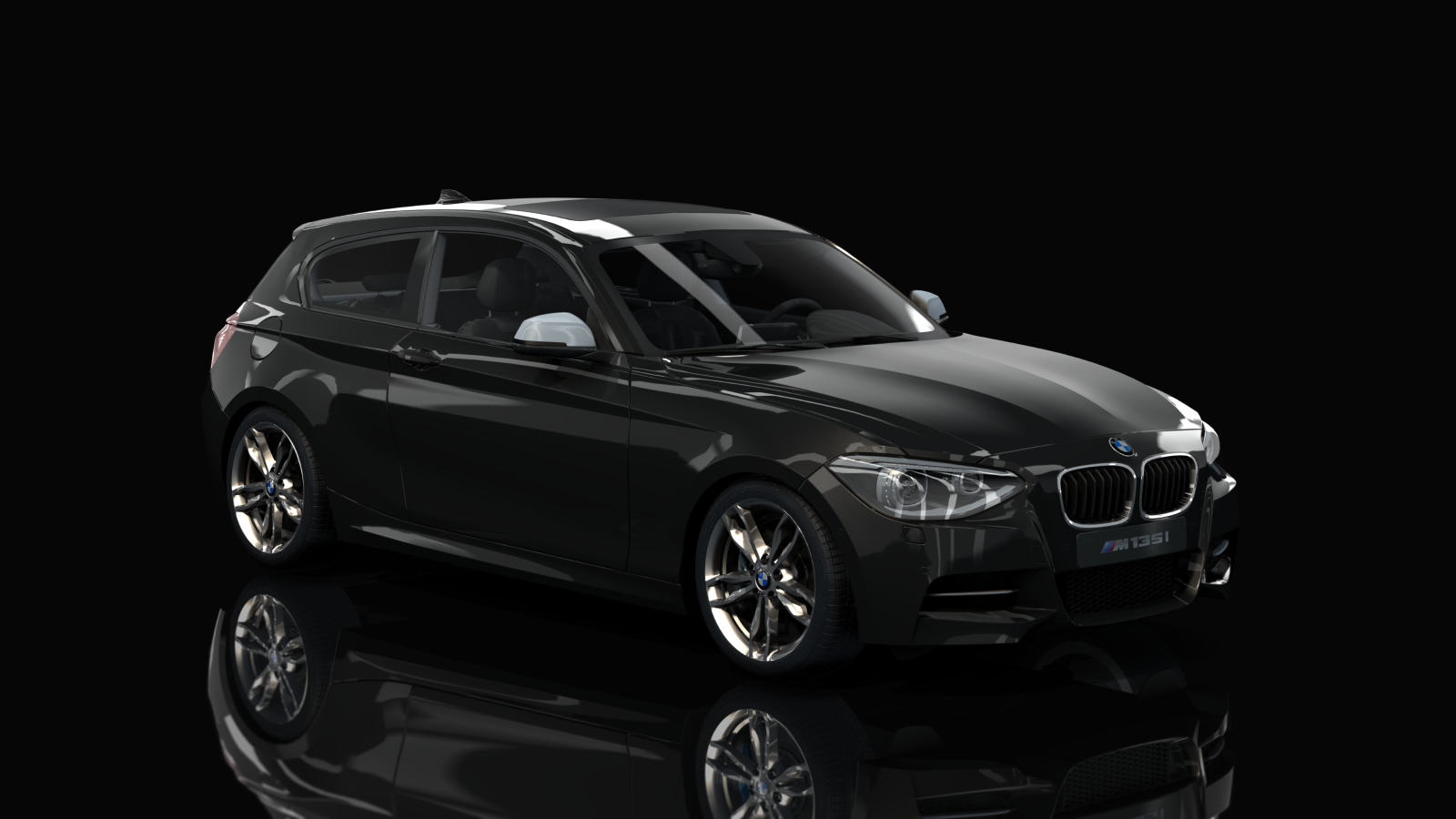 BMW M135i (F21), skin Saphirschwarz Metallic