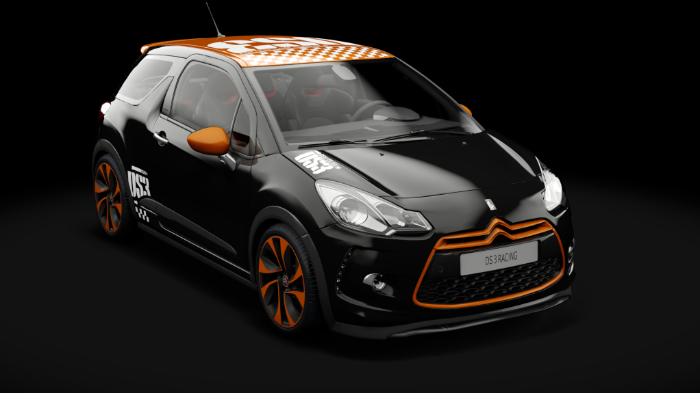 Citroen DS 3 Racing 2011, skin Noire Obsidian