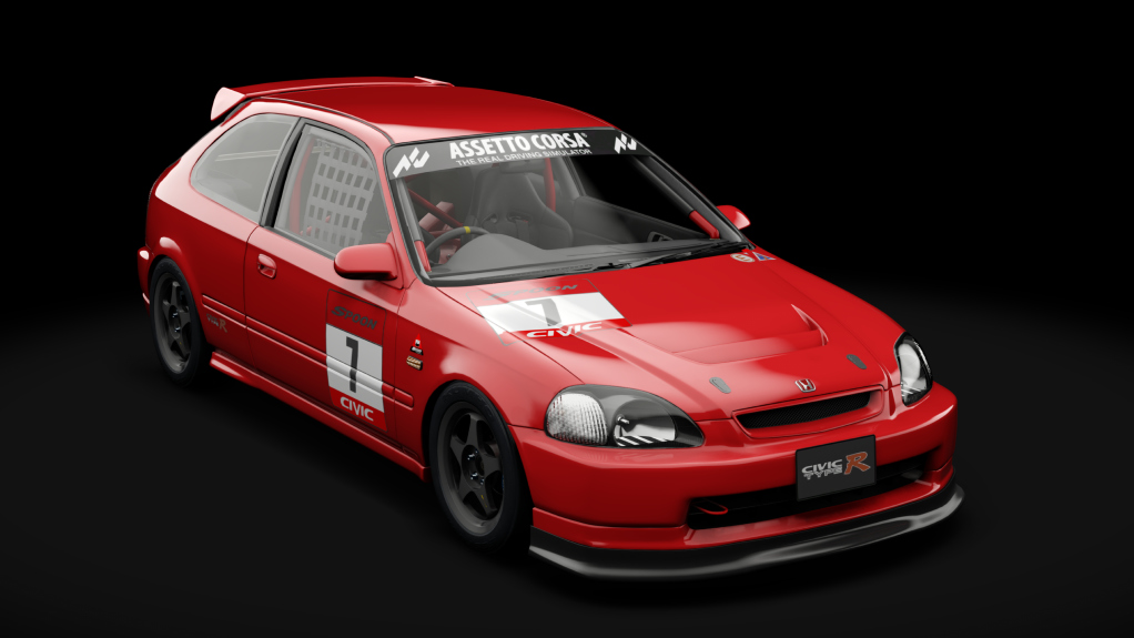 Honda Civic type R (EK9) Touring, skin 07_Milano RED