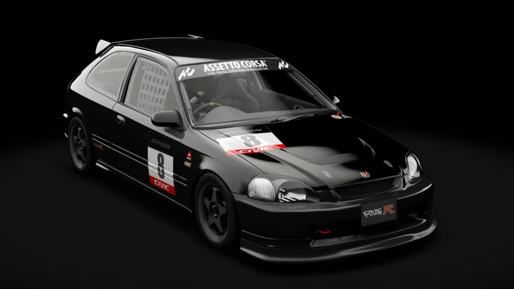 Honda Civic type R (EK9) Touring, skin 08_Nighthawk Black Pearl