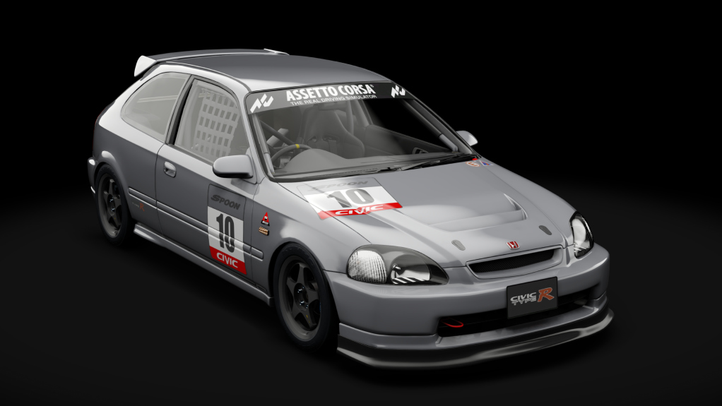 Honda Civic type R (EK9) Touring, skin 10_Satin Silver