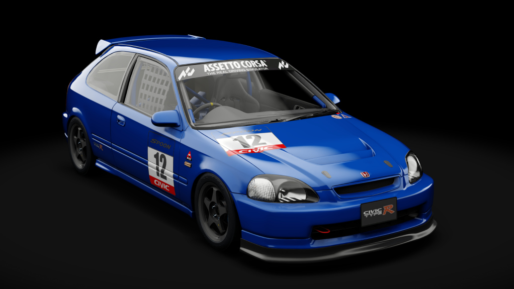 Honda Civic type R (EK9) Touring, skin 12_Sporty Blue Metallic