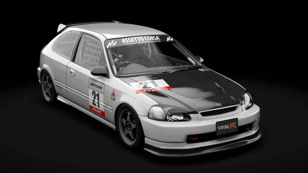 Honda Civic type R (EK9) Touring, skin 20_bianco_canopus_matt