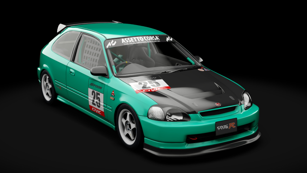 Honda Civic type R (EK9) Touring, skin 24_Bleu_Tahiti