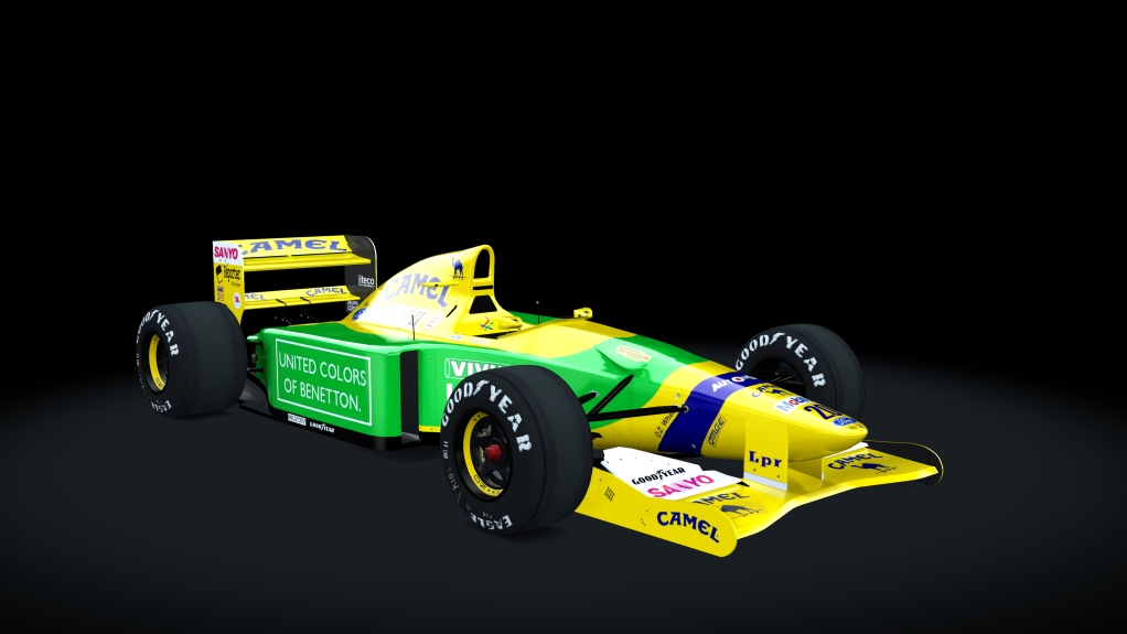 F1 1992 Benetton, skin Brundle