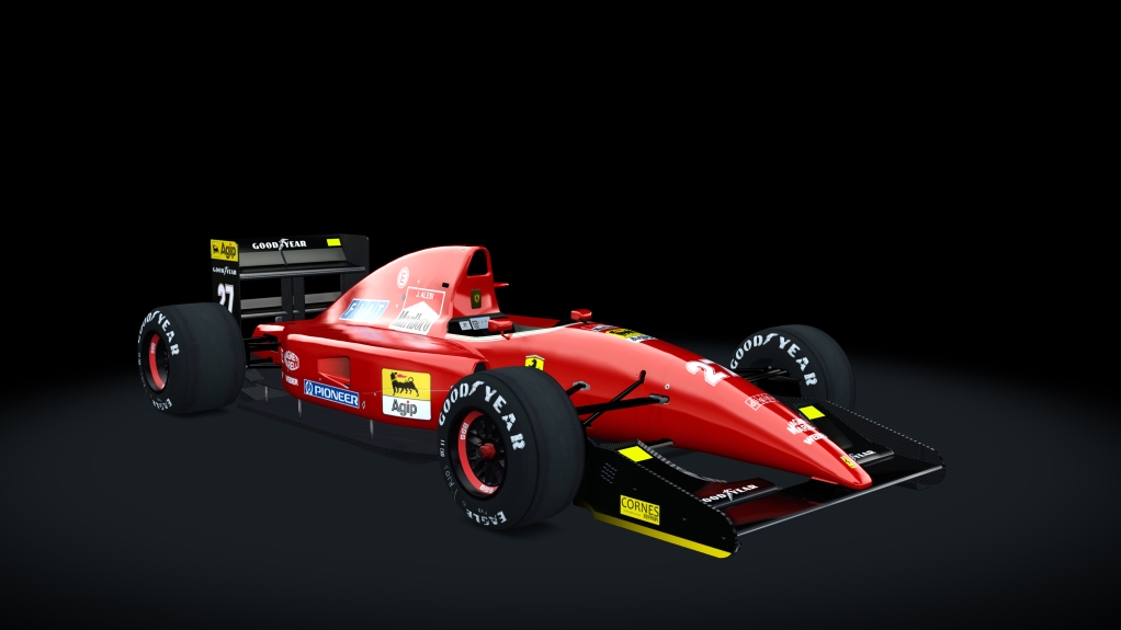 F1 1992 Ferrari, skin Alesi