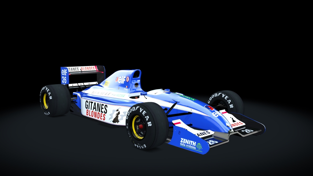 F1 1992 Ligier, skin Comas