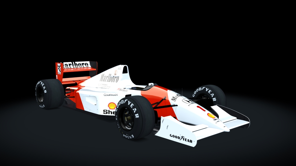 F1 1992 Mclaren, skin Senna