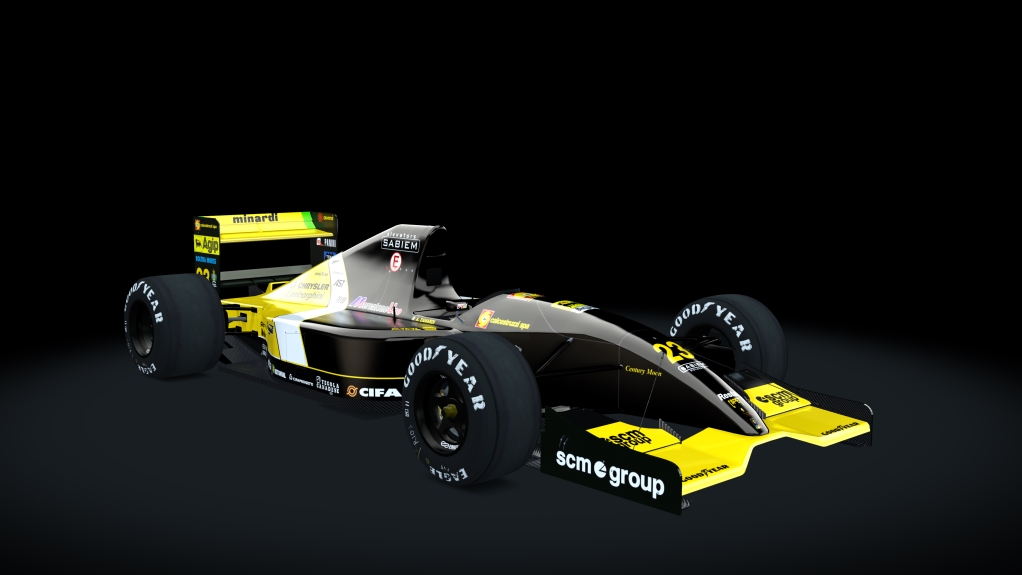 F1 1992 Minardi, skin Zanardi