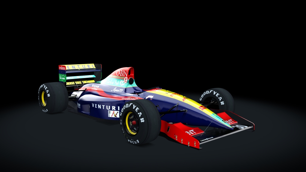 F1 1992 Venturi, skin Katayama
