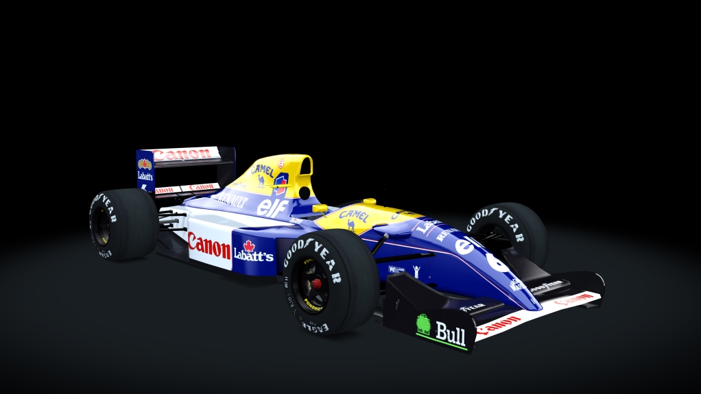 F1 1992 Williams, skin Patrese