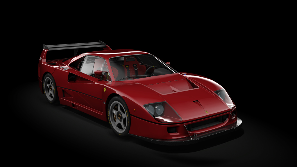 Ferrari F40 Competizione 1989, skin 02_rosso_mugello