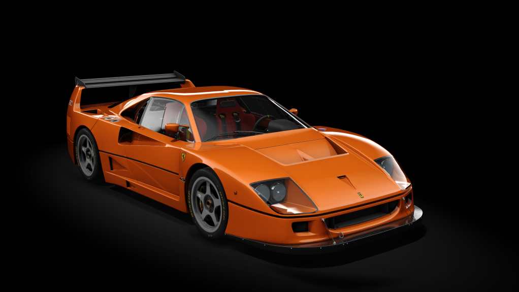 Ferrari F40 Competizione 1989, skin 08_rosso_dino