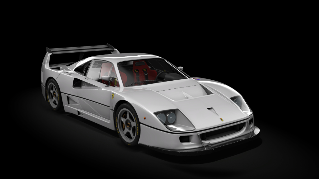 Ferrari F40 Competizione 1989, skin 13_grigio_titano_metallizzato