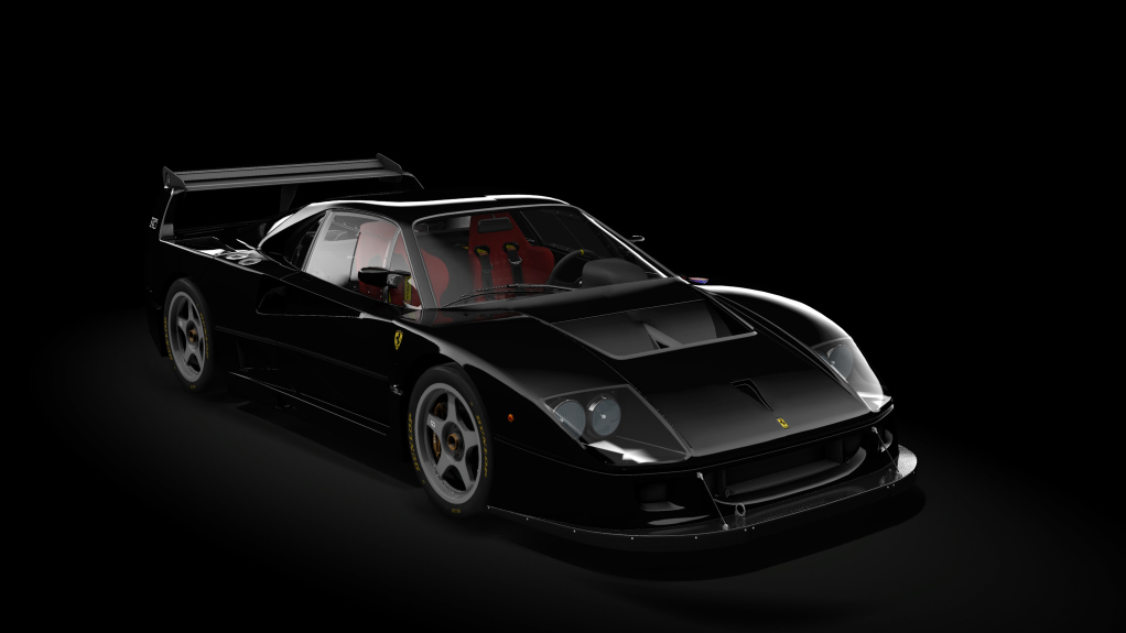 Ferrari F40 Competizione 1989, skin 19_nero_ds_1250