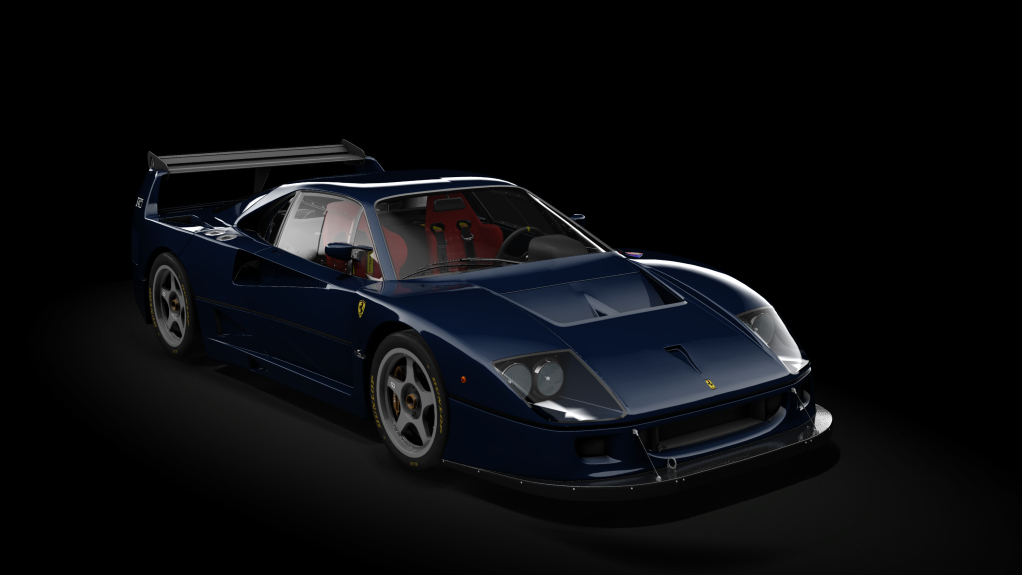 Ferrari F40 Competizione 1989, skin 20_blu_pozzi