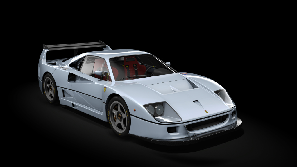 Ferrari F40 Competizione 1989, skin 23_azzurro_california