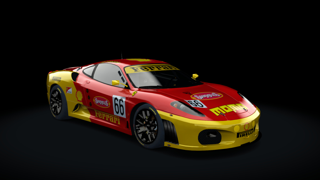 Ferrari F430 Challenge, skin Spangles