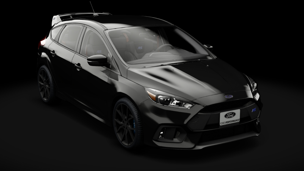 Ford Focus RS 2018, skin Shadow Black pearlescent