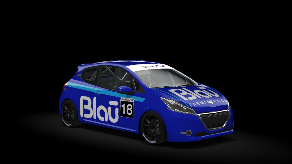 Peugeot 208 Cup, skin 18