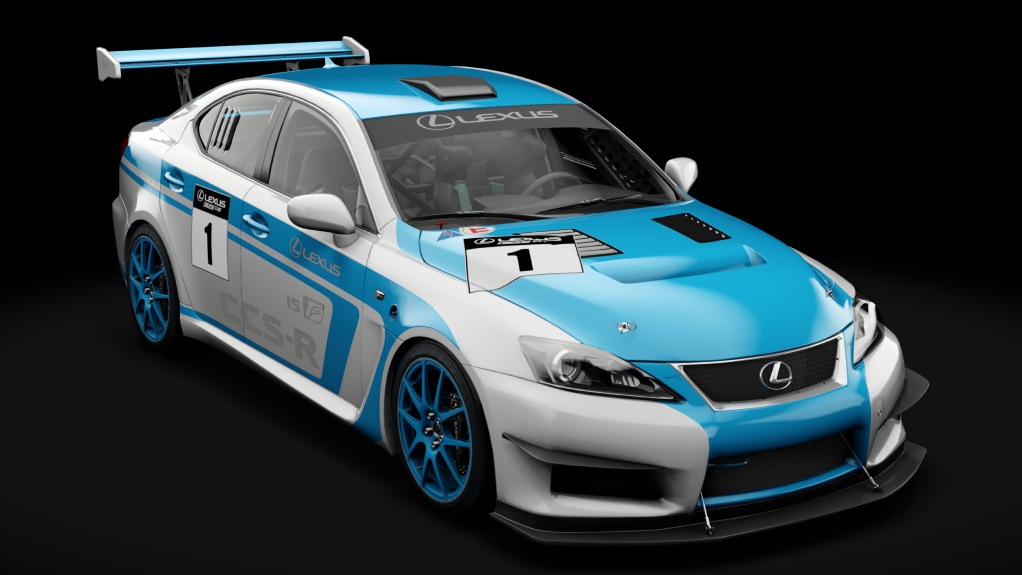 Lexus IS F CCS-R 2011, skin 04_Laguna_Seca_Blue