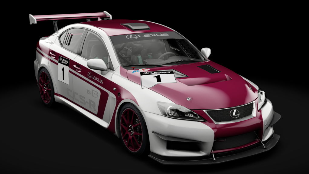 Lexus IS F CCS-R 2011, skin 05_Barbera_Red