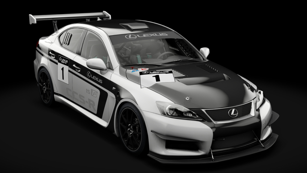 Lexus IS F CCS-R 2011, skin Frozen_Black