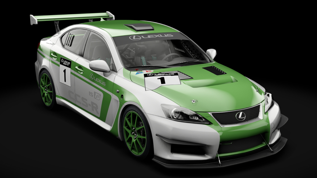 Lexus IS F CCS-R 2011, skin Power_Green