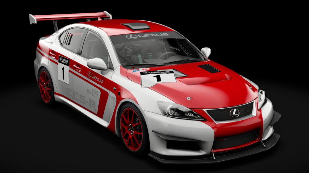 Lexus IS F CCS-R 2011, skin Red