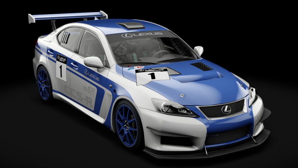 Lexus IS F CCS-R 2011, skin monte_carlo_blue