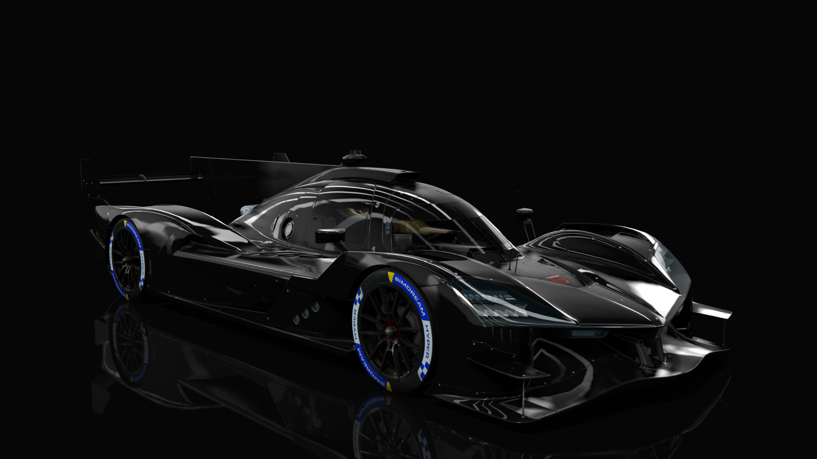 LM Hypercar A424, skin carbon