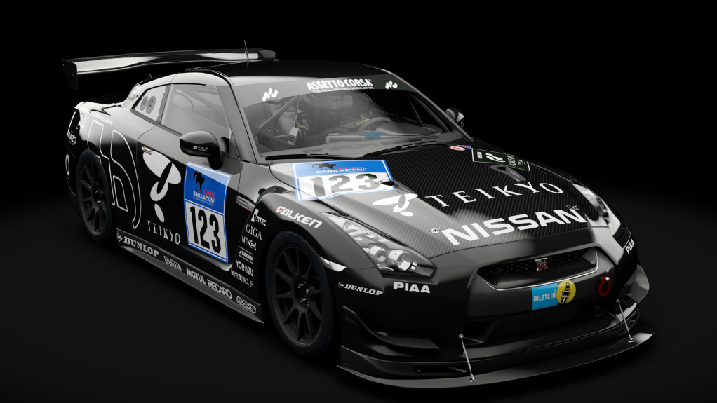 Nissan GT-R R35 CUP 2007, skin Super Black