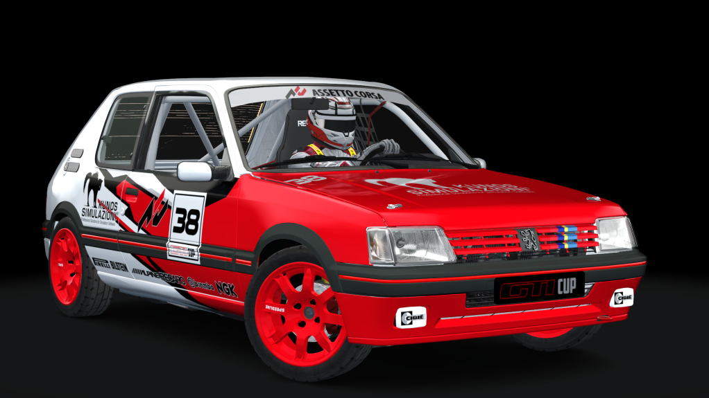 Peugeot 205 GTI Cup, skin ac