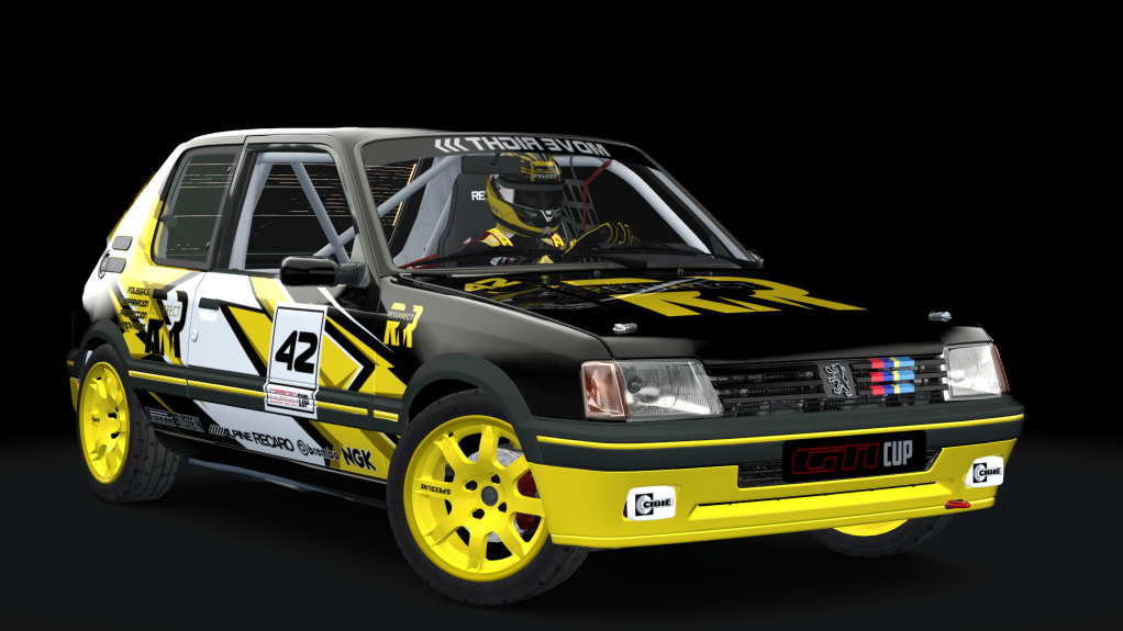 Peugeot 205 GTI Cup, skin resurrect