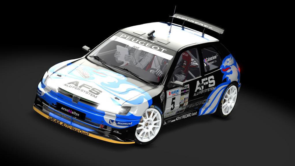 peugeot 306 maxi kit car evo 2, skin Calascione_Giordan