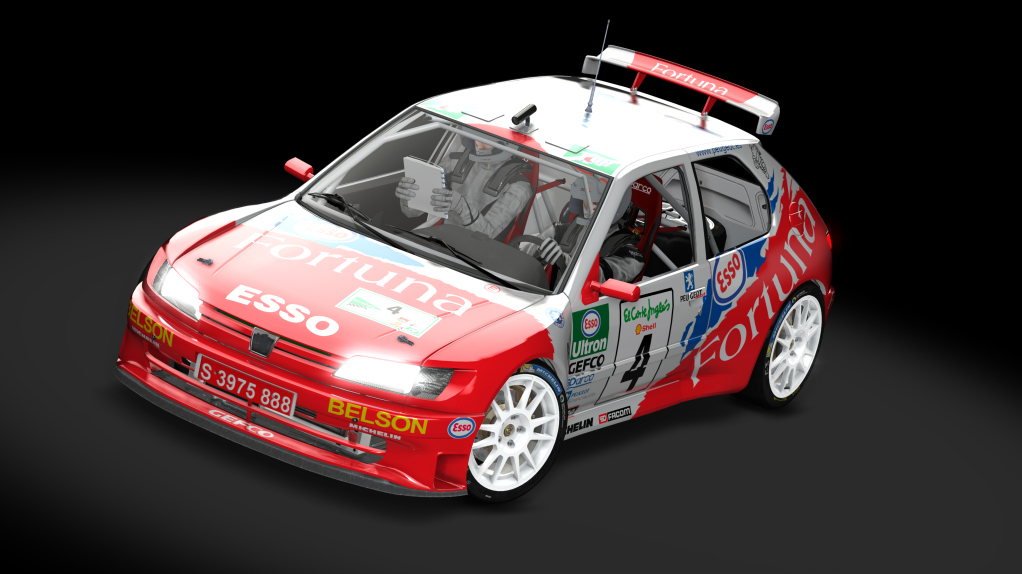 peugeot 306 maxi kit car evo 2, skin Fortuna