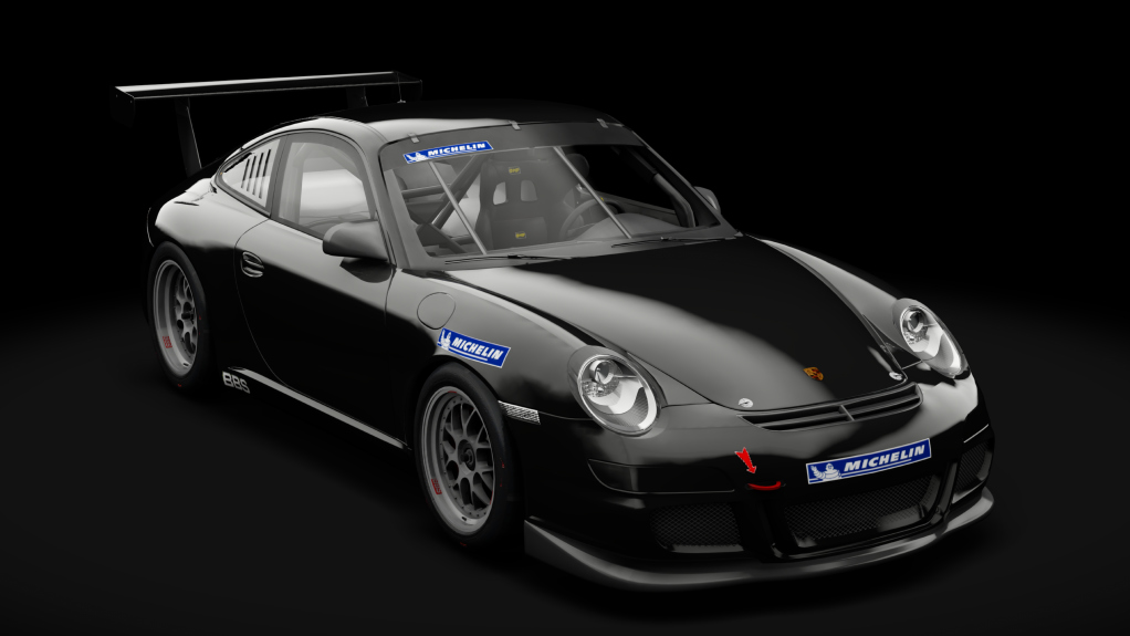 Porsche 911 GT3 Cup 2006, skin Black