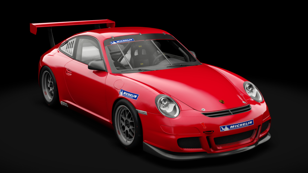 Porsche 911 GT3 Cup 2006, skin Guards Red