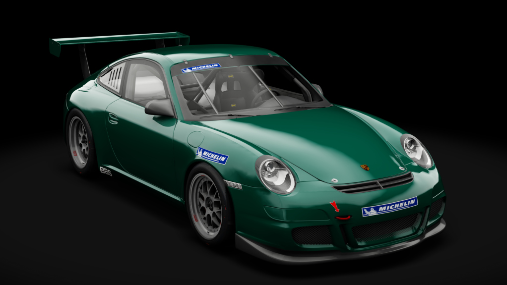 Porsche 911 GT3 Cup 2006, skin Rainforest Green Metallic