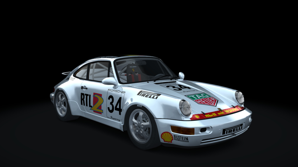 Porsche 964 Carrera Cup, skin eric_van_de_poele