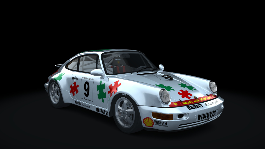Porsche 964 Carrera Cup, skin giovanna_amati