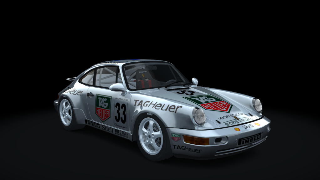 Porsche 964 Carrera Cup, skin mika_hakkinen