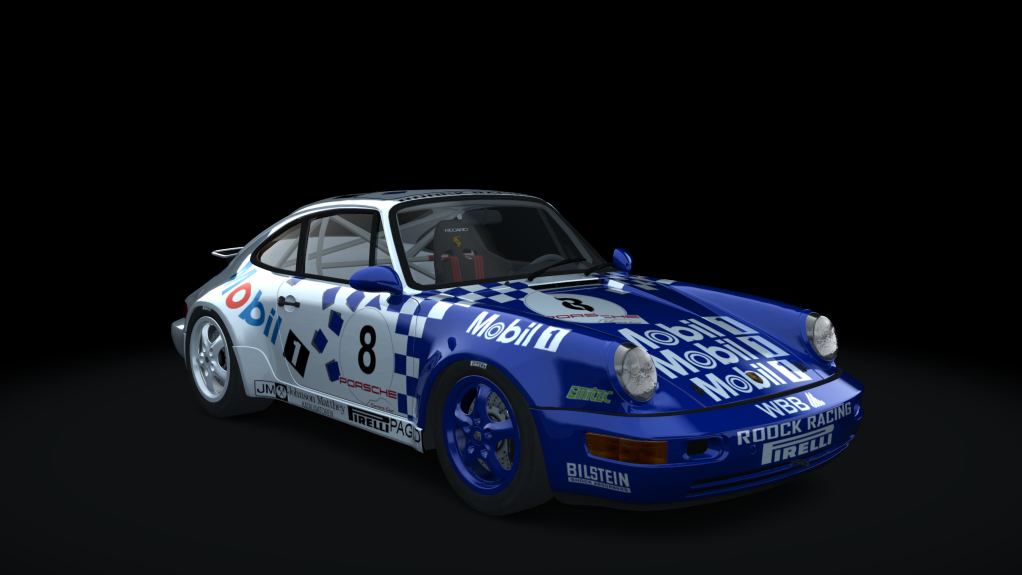Porsche 964 Carrera Cup, skin roock_racing