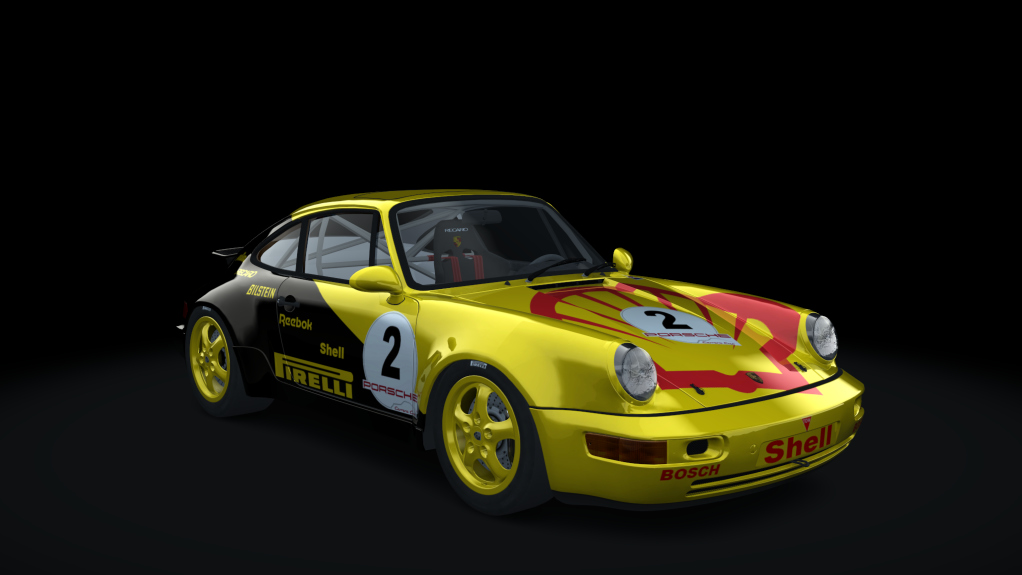 Porsche 964 Carrera Cup, skin shell_2