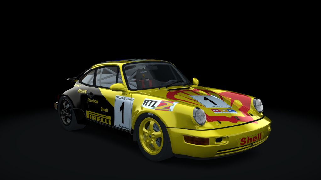 Porsche 964 Carrera Cup, skin walter_rohrl