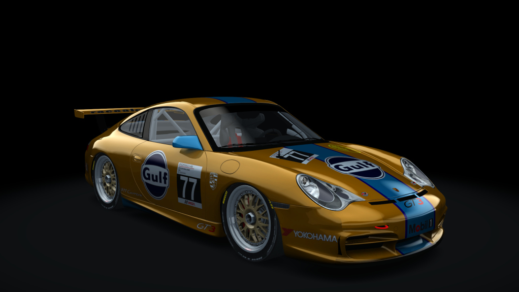 Porsche 996 Carrera Cup, skin racealot_gulf_77