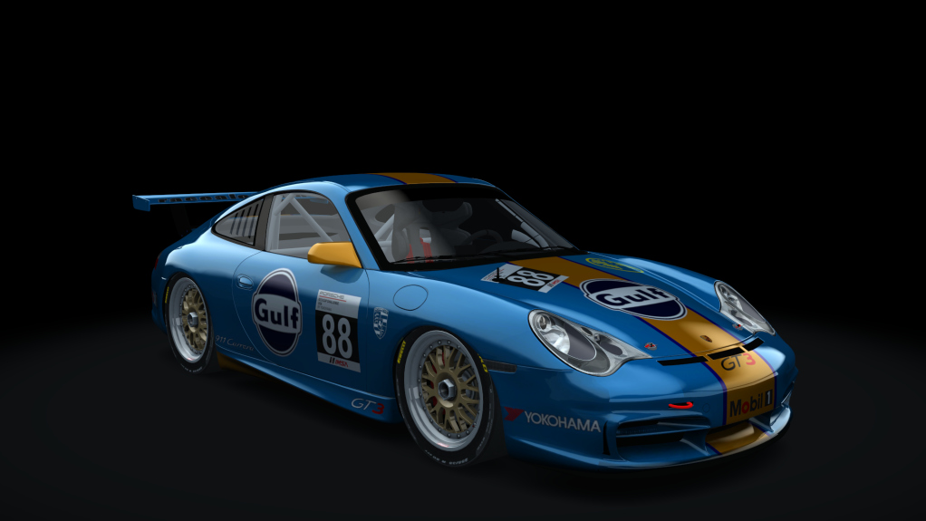 Porsche 996 Carrera Cup, skin racealot_gulf_88