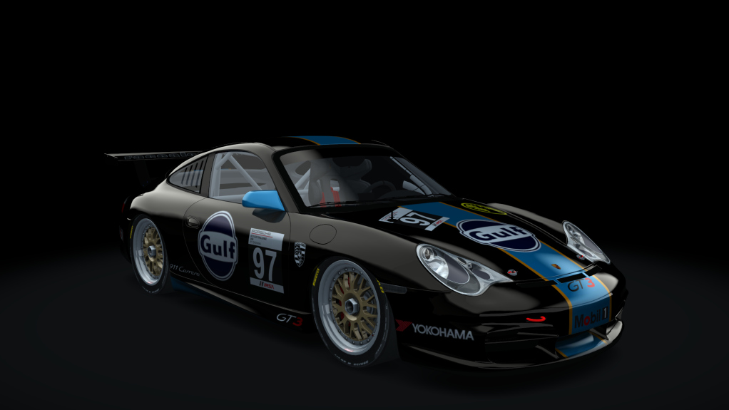 Porsche 996 Carrera Cup, skin racealot_gulf_97